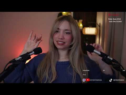 ASMR Welcome to my live stream!❤️ (multistream)
