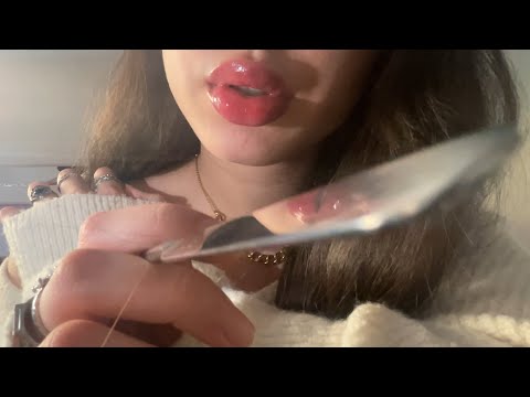 ASMR spit painting in 2 minutes | chaotic | camera moving | rings
