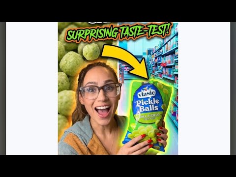 ASMR trying pickled flavor chips