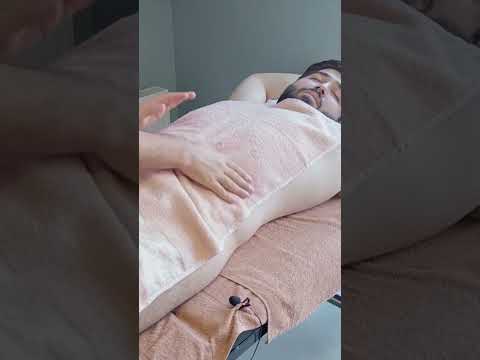 THE MOST RELAXING TECHNIQUES FOR CHEST, ARMS AND ABDOMEN AFTER WORKOUT #satisfying #relaxing #asmr