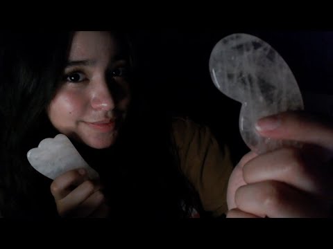 ASMR Relaxing Facial Gua Sha Massage