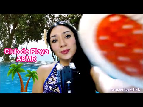 Asmr Club de Playa / Facial Relajante Soft spoken