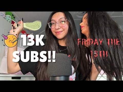 ASMR 13K SUB SPECIAL ON FRIDAY THE 13TH ✨ (YOUR FAVORITE TRIGGERS!!)