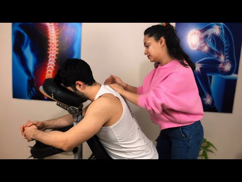 Asmr Massage Sedef - I loved my new comb (Neck,Shoulder,Arm)