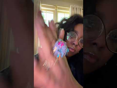 ASMR fast hand movements with rings, finger flutters and mouth sounds #asmr
