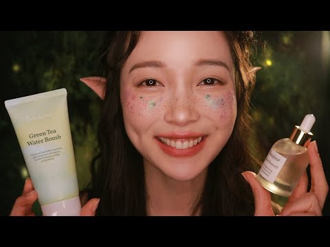 ASMR 숲요정 엘프🌳스파 피부관리샵🌿중간에 무조건 잠드는 스킨케어 힐링 꿀잠코스 피톤치드 (Feat.보나쥬르)(후시녹음)