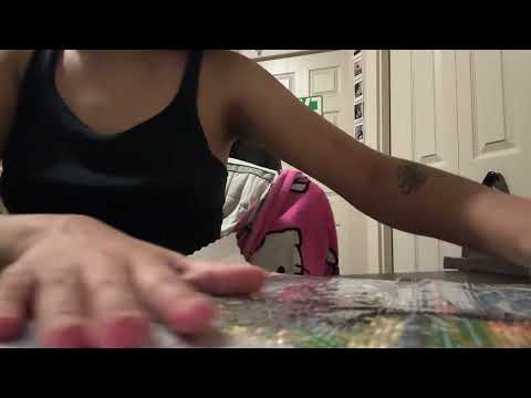 crinkle n sticky asmr party ^_^ ( diamond painting noises ) 