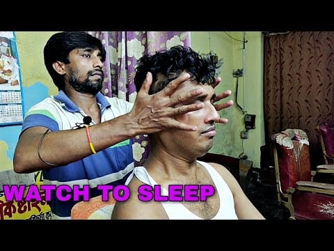 Powerful Technique Of Indian head and body massage with Cracking | ASMR Intense