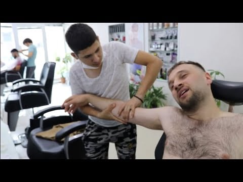 BARBER HEAD NECK BACK  FACE MASSAGE THERAPY Kafa Boyun Sırt Yüz Masaj saç yıkama