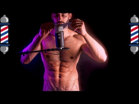 Barbería Sexy💈 Peluquero Fit SIN CAMISETA te Acaricia el Cabello😏ASMR Roleplay