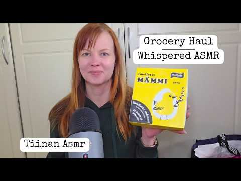 Finnish Grocery Haul - whisper ASMR with accent