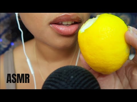 ASMR | i ate a LEMON whole 🍋
