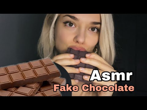 Asmr - fake chocolate eating sounds