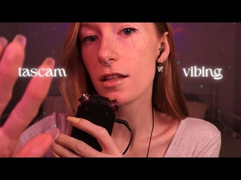 ASMR | Just vibing with the TASCAM 💅 (Super tingly)
