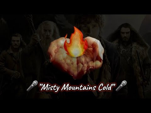 Short song a cappella from "The Hobbit" 🧙‍♂️+ Fire Sound ASMR 🔥