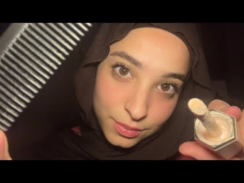 ASMR Getting You Ready FAST for Your Date 💄✂️ (Haircut, Makeup, Accessories)