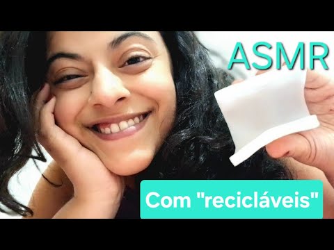 ASMR - Barulinhos para você dormir com itens que iriam para o lixo