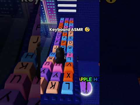 Keyboard ASMR  #asmr #roblox #mouthsounds #robloxasmr