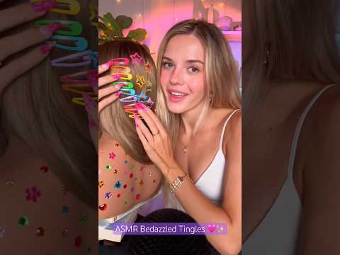 #asmr Tingles Down Your BLING back ✨ #asmrsounds #satisfying #tingles #asmrshorts #funny #relax