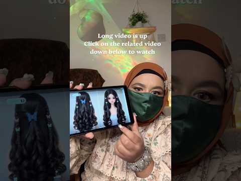 Hijabi hairstylist does your fall hairstyle 🦋👱‍♀️✨🪮 #asmrhairplay