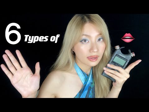 ASMR 6 Types of Mouth Sounds (Tascam Ver.)