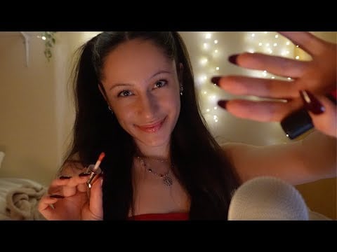 ASMR - hair, makeup, jewellery personal attention ⋆˙⟡❤︎ flirty wlw roleplay