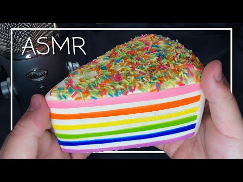 ASMR Cake Squishy Tapping & Scratching!! 🍰🩷 (No Talking)