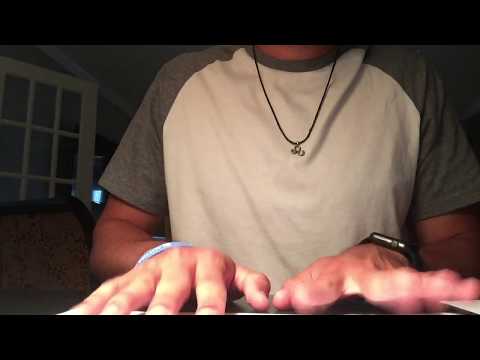 ASMR tapping, rubbing, and drawing