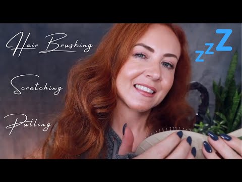 WhispersRed ASMR Binaural Hair Brushing Compilation | Soft Spoken, Brushing, Scratching, Pulling