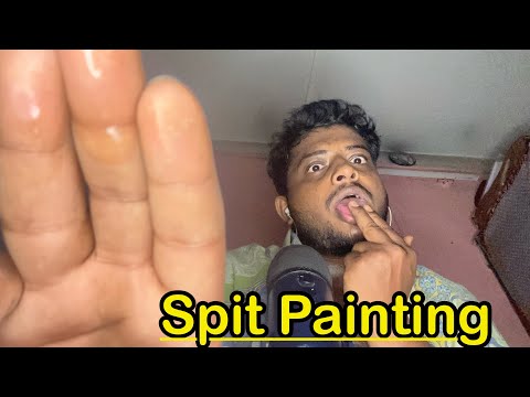 ASMR Spit Painting your face 👅