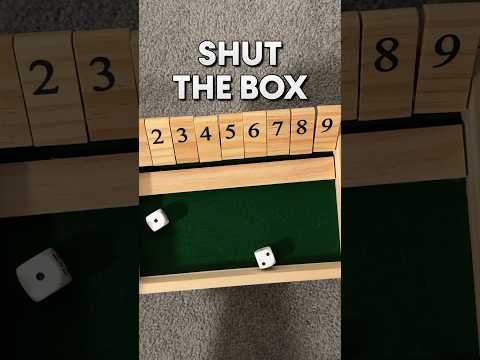 Can I Win Shut the Box? #asmr