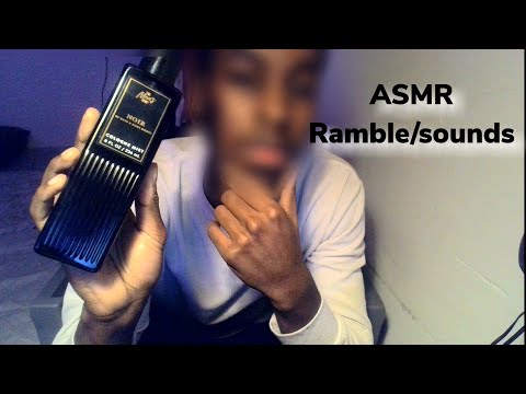 ASMR I got a new cologne /ramble and sounds