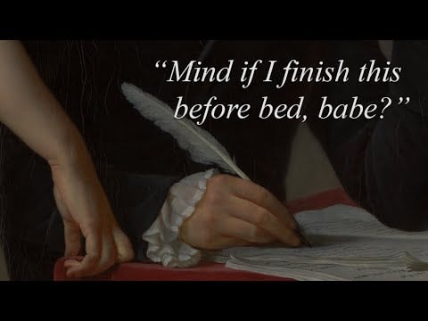Falling asleep while I work [ASMR] [boyfriend roleplay] [sleep aid] [rain] [cozy] [M4F]