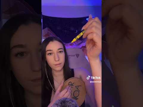 watch me do 10 triggers in under 1 minute | longer version on tiktok🥰 #asmr #tingles #relax