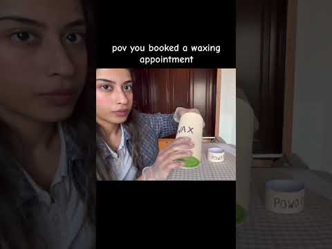 ASMR waxing #shorts #asmrvideos #asmrsounds