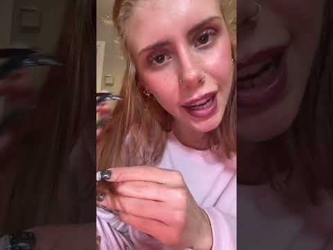 ASMR clipping & braiding your hair! #asmrpersonalattention