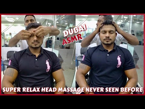 ASMR | Super Relax Head Massage By Indian Barber 🇦🇪