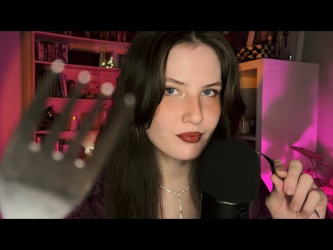 ASMR Fork Scratching Brain Massage 😴 (foam mic, mouth sounds, "scratch")