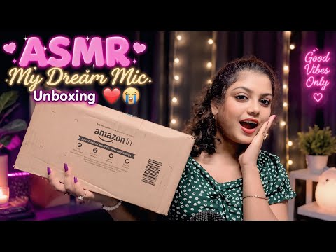 ASMR My Dream Mic Unboxing 😭