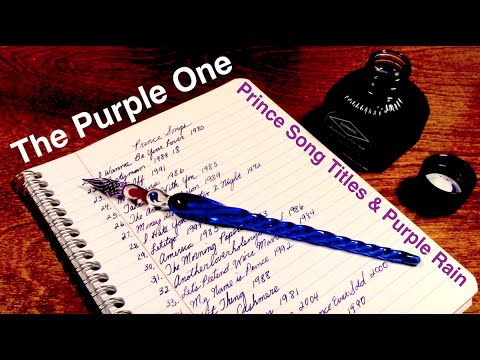 ASMR - Prince Tribute - Writing Sleep Aid