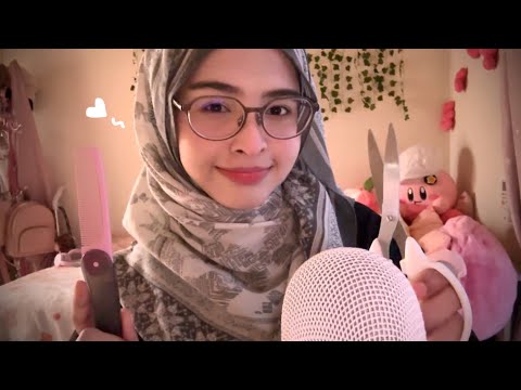 ASMR Relaxing Haircut, Hair Rolling & Scalp Massage💈✂️
