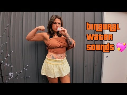 asmr- hot tub water sounds / ear to ear 💖
