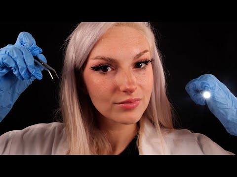ASMR There's Something In Your Eye | Medical Eye Exam & Eye Treatment