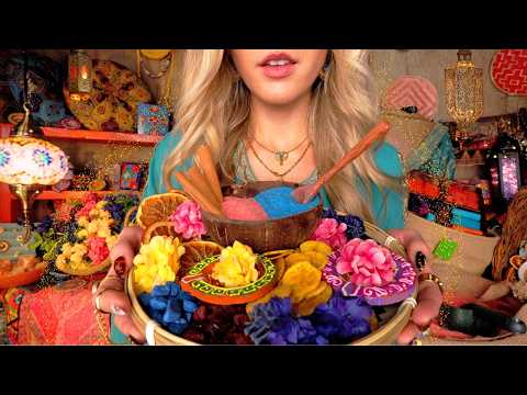 ASMR Hypnotic Healer Roleplay 🍃𖤓✨ Aura Cleansing, Guided Reiki, Face Massage, Ambient Sounds