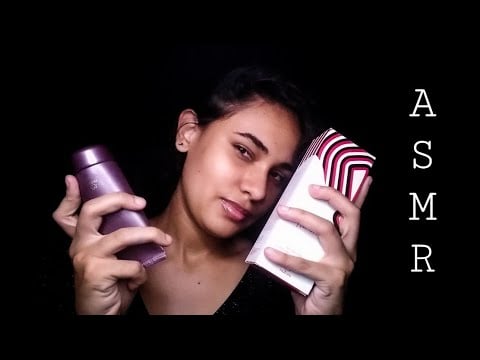 ASMR COM PRODUTOS "TAPPING,TRIGGERS"