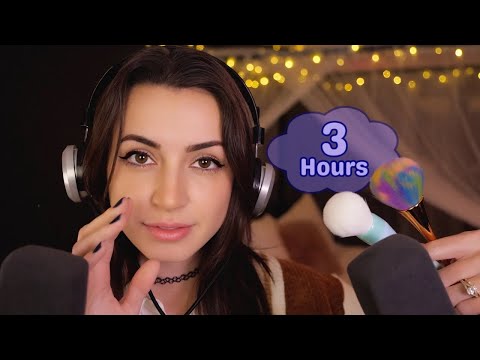 3 Hours of Gentle Brushing | Whispered ASMR