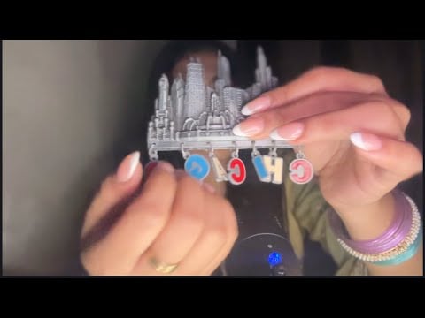 ASMR ft. Punjabi || tapping and scratching fridge magnets 🧲✨ , bangle sounds, whispering ||