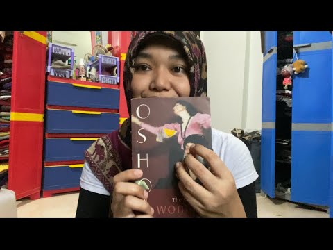 [ASMR] reading Osho book of women (book tapping/page flipping sound)