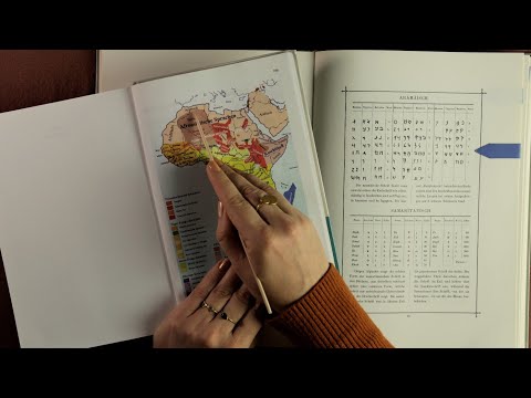 ASMR The Semitic Languages (soft spoken, map tracing)