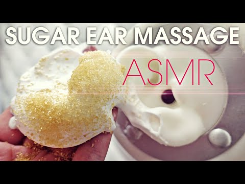 Sugar Scrub Ears Massage ASMR for Sleep